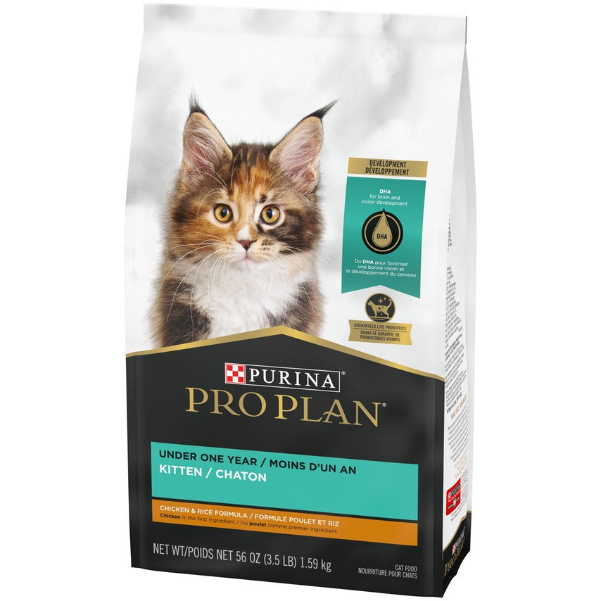 PRO PLAN  KITTEN Chicken and Rice 3.5Lb