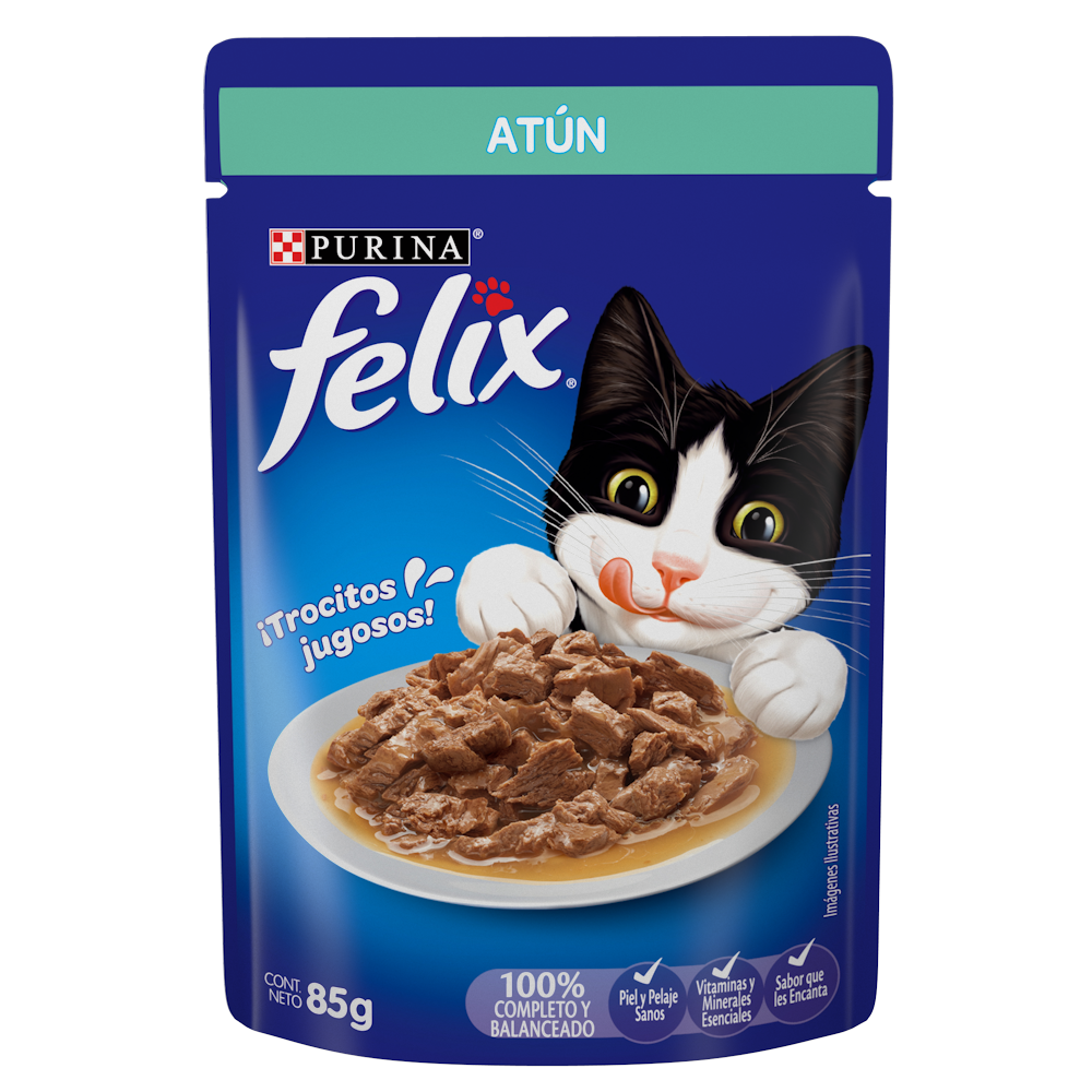 Purina Felix Pouch Gatos Atún en salsa 85gr