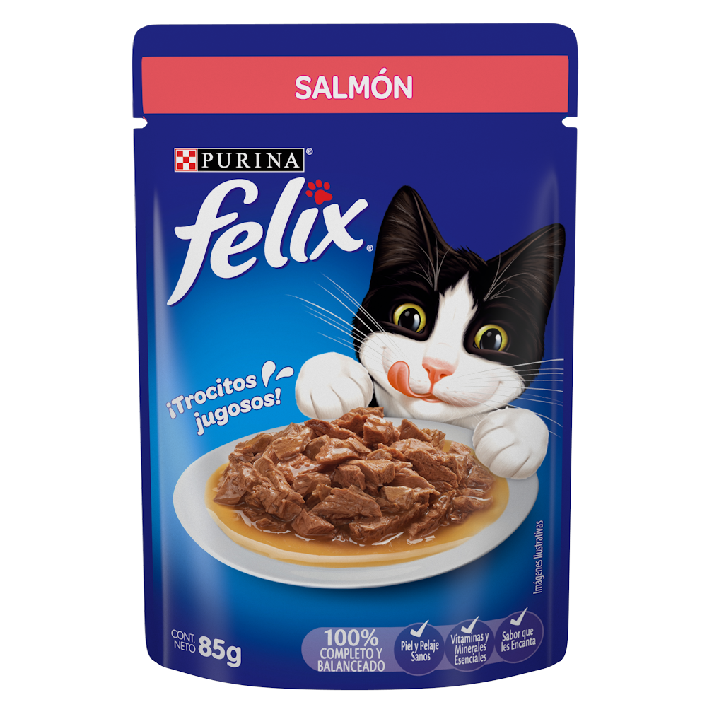 Purina Felix Pouch Gatos Salmón 85gr