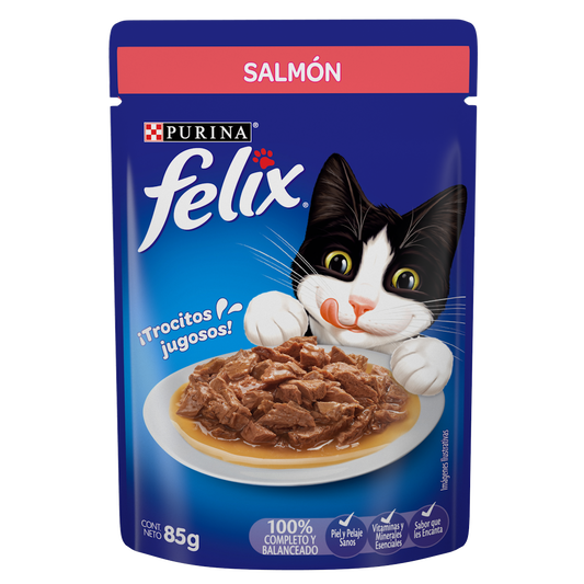 Purina Felix Pouch Gatos Salmón 85gr